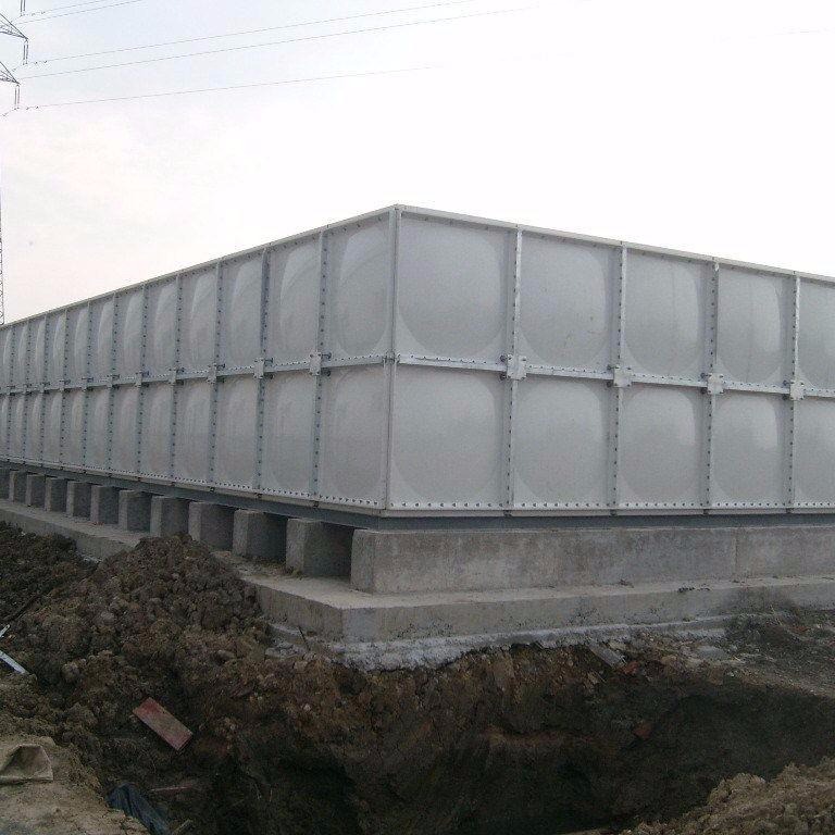 蒸馏水洗水箱 玻璃钢方形组合式水箱 霈凯农村水箱结构图