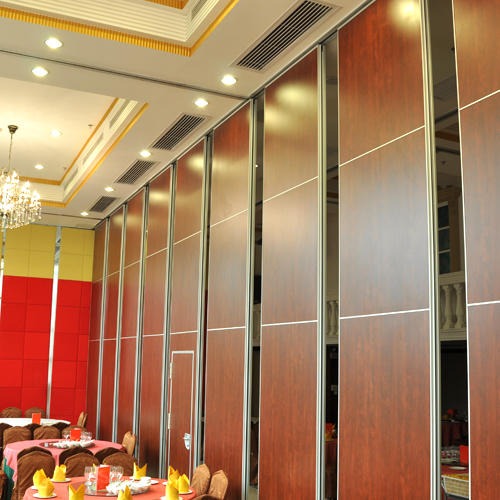 全国发货 活动隔断轨道 酒店餐厅移动隔断墙 会议室可折叠移动隔音墙质保五年 免费设计测量图片