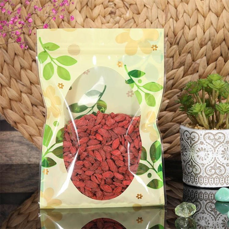 旭彩塑业 自立拉链袋 零食坚果食品包装袋 糖果包装袋 透明磨砂袋