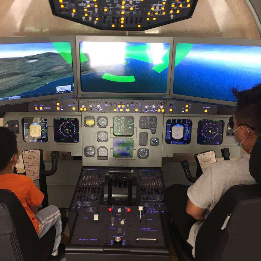 空客A380模拟飞行舱 模拟飞行出租 空客飞行舱租赁 模拟舱厂家租售图片