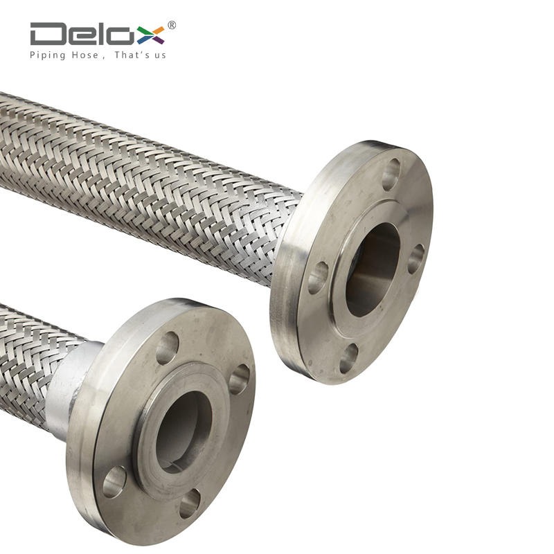 316金属软管 Delox不锈钢法兰软管 卫生级金属波纹软管图片