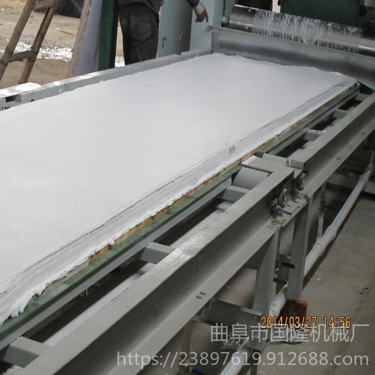 SYQB-4型复合保温隔墙板设备  国隆b1级30mm挤塑聚苯板复合砂浆设备图片