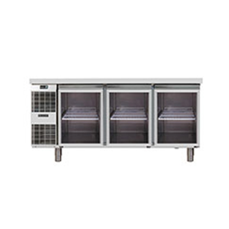 商用冰箱 平台三门冷藏 玻璃门冰箱 LRCG-180 上海商用厨房设备