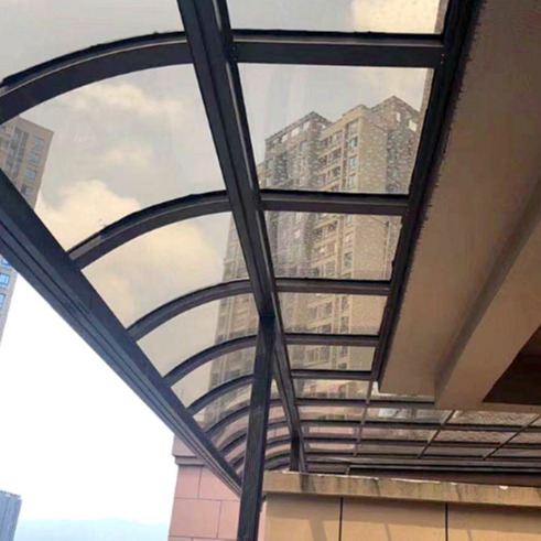 莜歌铝合金雨棚  露台阳台窗户雨篷 遮阳遮雨篷 雨搭加厚车棚图片