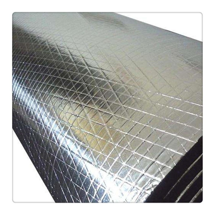 河北铝箔橡塑保温板 b1级带背胶橡塑海绵板 耐高温防滑橡塑板