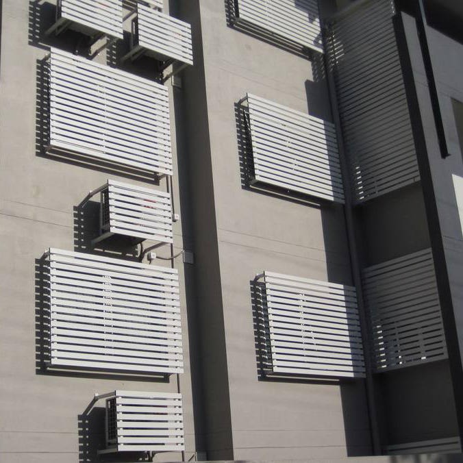 防水百叶窗 定制空调百叶 外墙出风口铝合金防水百叶定做