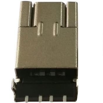 USB贴板公头-U盘读卡器二合一翻盖式AMUSB