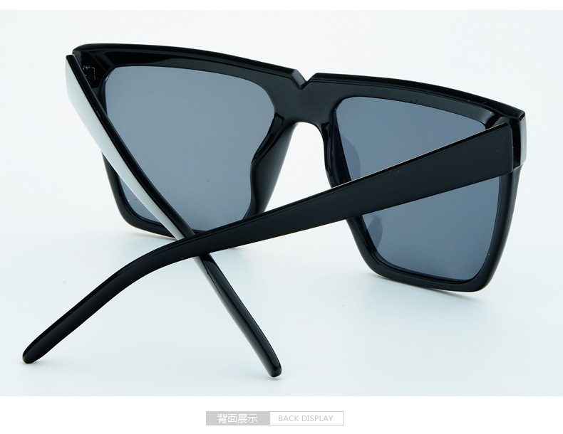 2009 欧美明星款梯形超大方块墨镜 百搭潮男女墨镜 时尚太阳眼镜示例图9