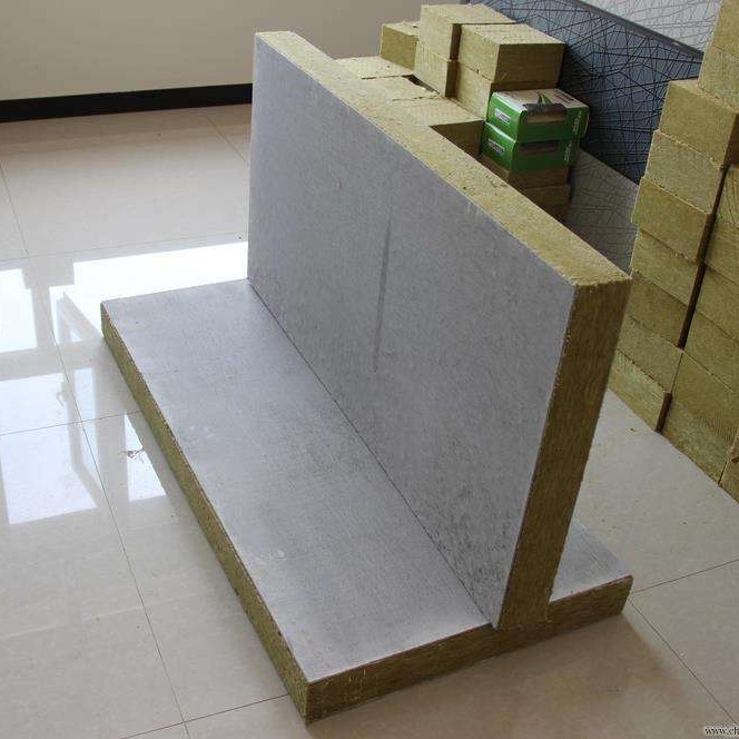 密度120kg硬质岩棉复合板 抹面砂浆复合岩棉板 砂浆水泥岩棉复合板厂家