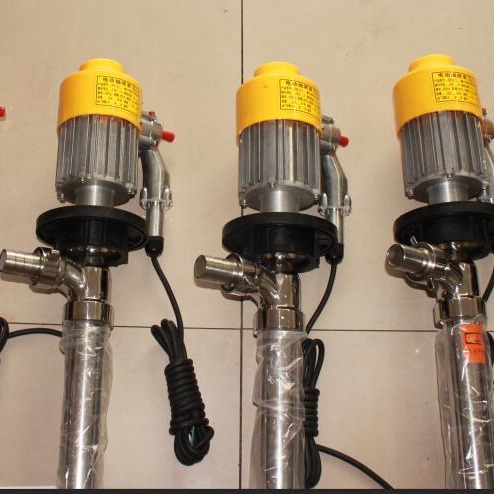 SB-4铝合金防爆电动油桶泵，手持插桶泵