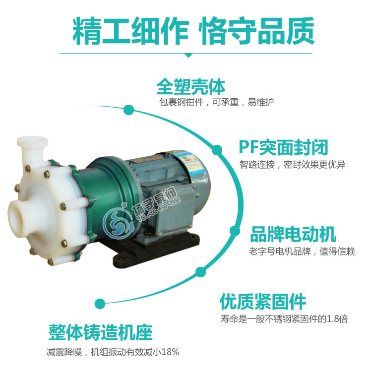 CQB-F型氟塑料磁力泵卸酸泵有机溶剂泵盐酸泵耐腐蚀泵厂家质保示例图9