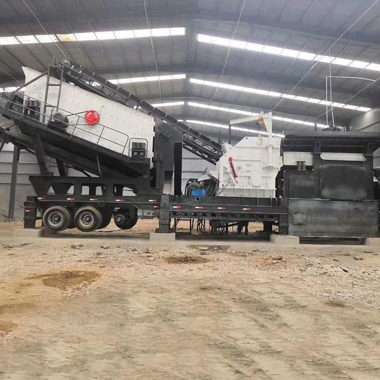 车载式河卵石制砂机 时产300吨青石移动式制砂生产线 移动建筑垃圾打砂机