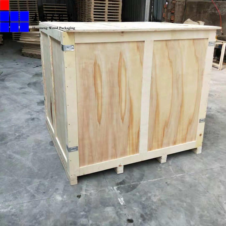 青岛黄岛量身定做木箱 封闭式木质包装箱 胶合板木箱