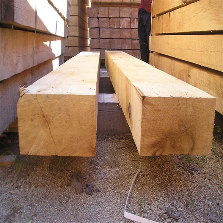 铁路用木制枕木 九天供应1m-12m木质枕木 性能稳定