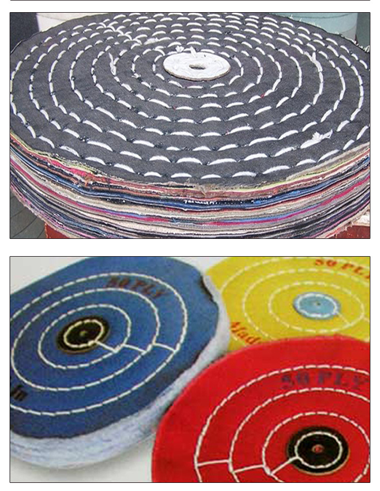 青松生产 各类布抛光布轮 纯棉布轮 抛光首饰布伦 清洁布轮示例图8