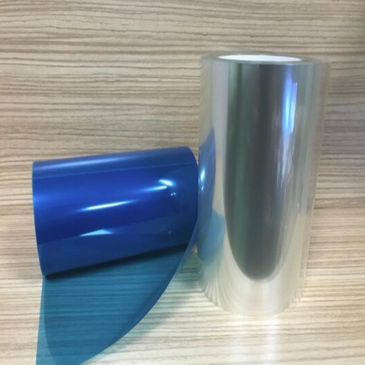 厂家直销可定制PET硅胶透明双层保护膜高透高洁净粘性稳定0-300G