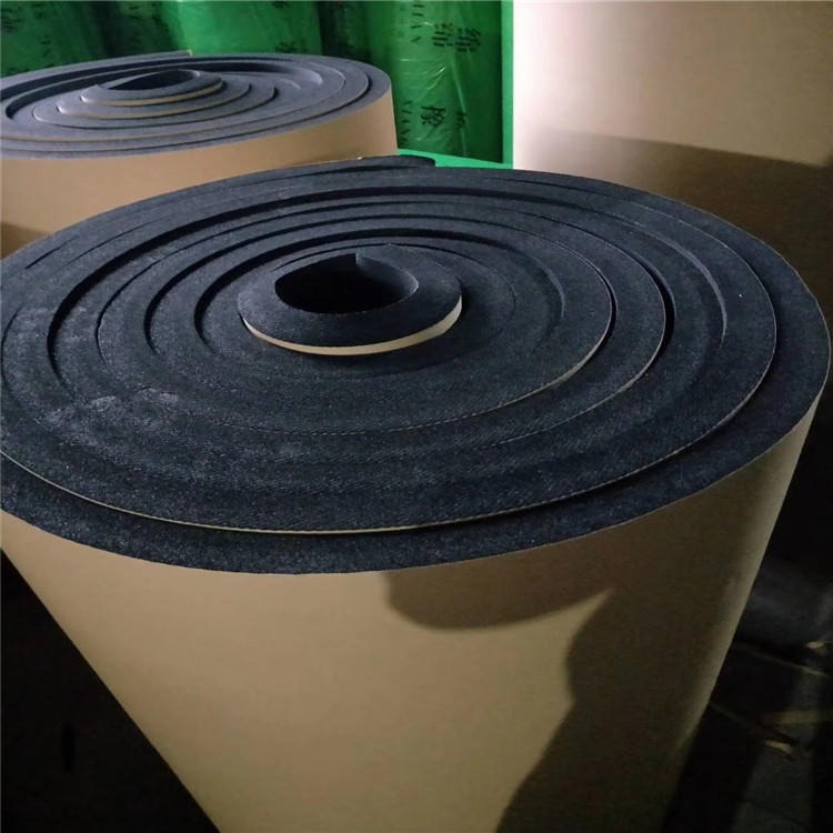 单面铝箔橡塑保温板供货商报价 高密度橡塑保温板生产厂家