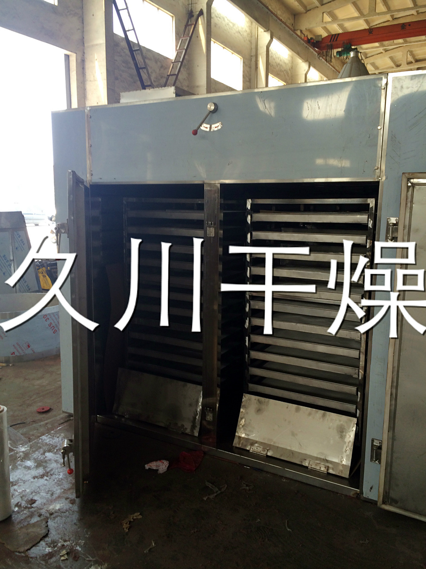 桑白皮烘干用大型热风循环烘干机，四门八车烘箱 品质保证示例图1