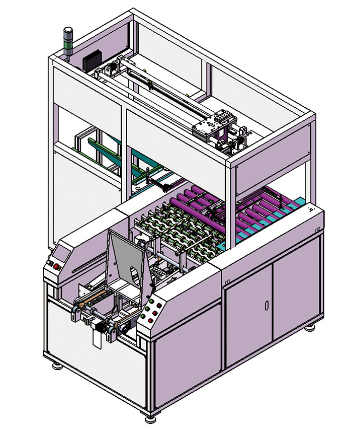 供应 厂家定制斜立式隔层收板机 PCB自动上下料收放板机示例图8