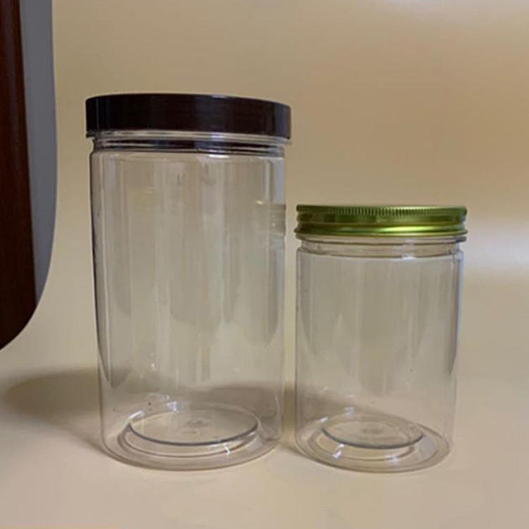 博傲塑料 坚果收纳透明瓶子 捞汁海鲜罐 塑料储物罐