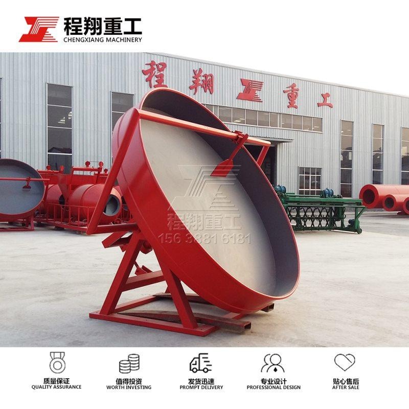 CXYZ-2000盘式有机肥颗粒机每小时的生产能力为1.5吨，欢迎来电选购