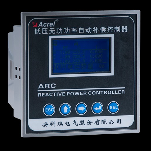 安科瑞厂家直销8路晶闸管投切共补功率因数自动补偿控制器ARC-8图片