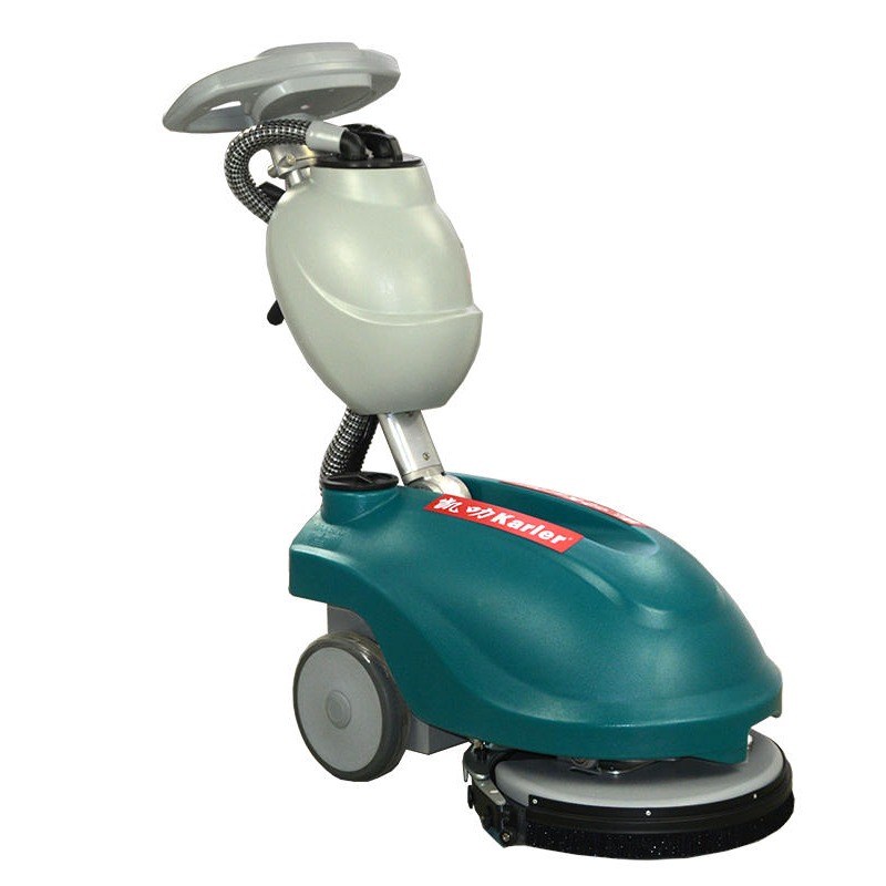 全自动洗地机凯叻KL350B 办公室酒店地面保洁洗地机 油污灰尘清洗吸干拖地机