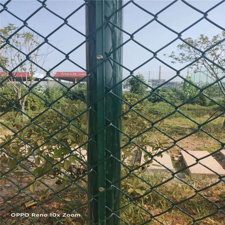 足球场护栏网 学校绿色篮球场围栏网 组装式球场围网 德兰供应