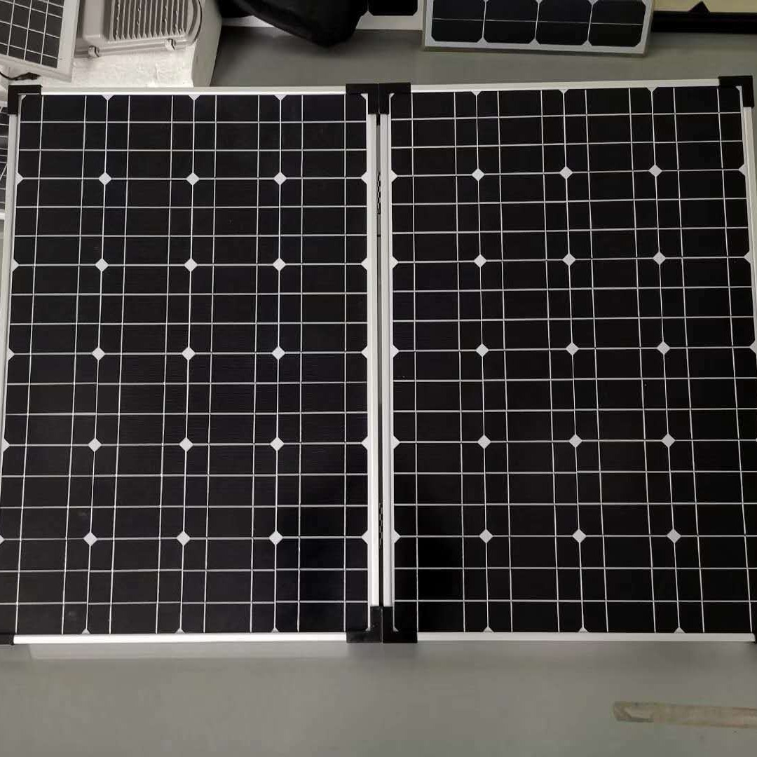 100瓦单晶硅太阳能电池板 太阳能监控用电池板