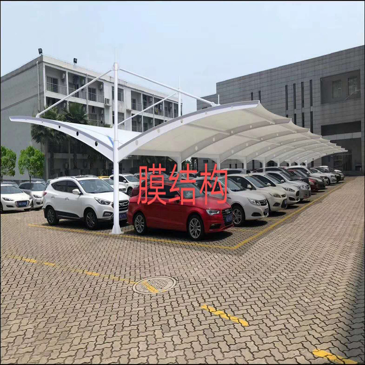 北京膜结构停车棚 膜结构停车棚充电桩  停车棚膜结构  海宇