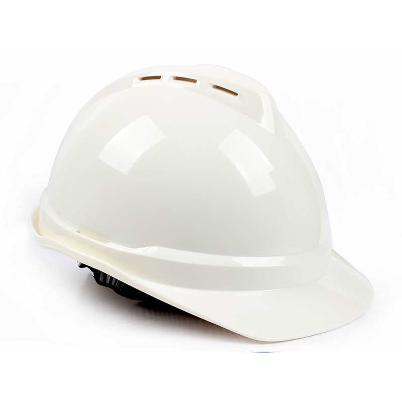 印字梅思安10167234-L PE豪华型 白色 安全帽 超爱戴帽衬 PVC吸汗带D型下颏带-白色