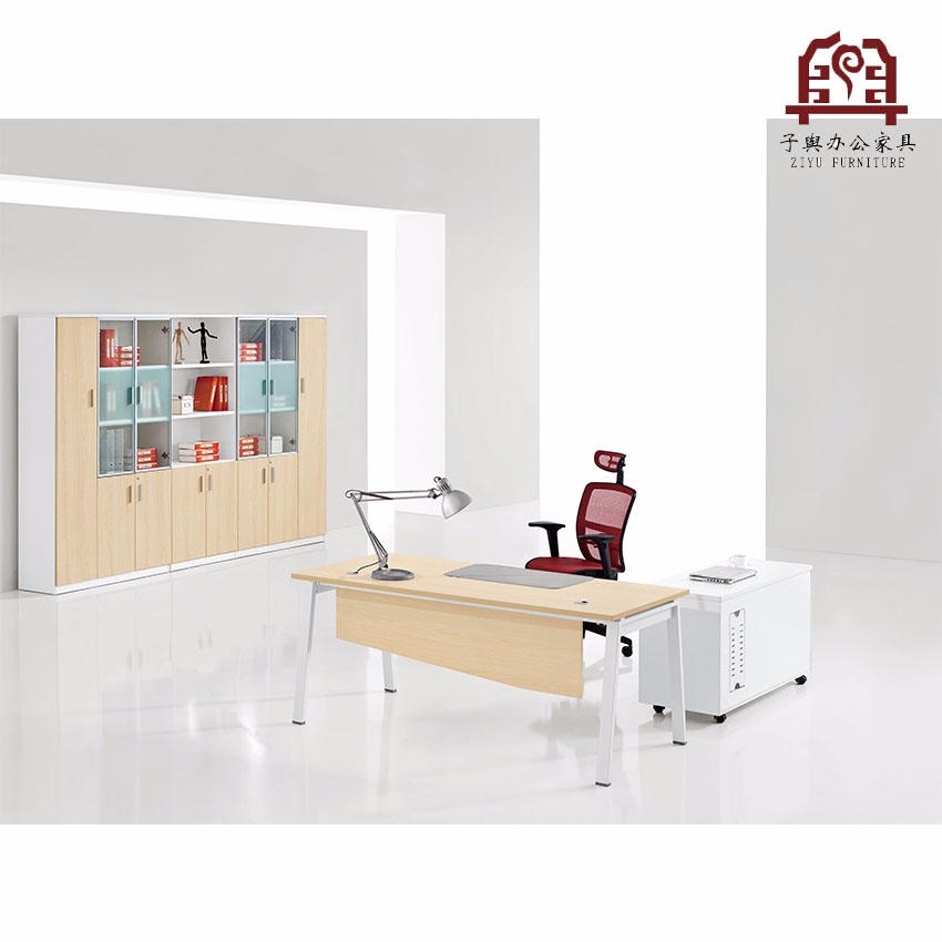 上海专业定制生产销售 办公家具 办公桌椅 主管桌 经理桌 大班台 子舆家具 ZY-ZGZ-010