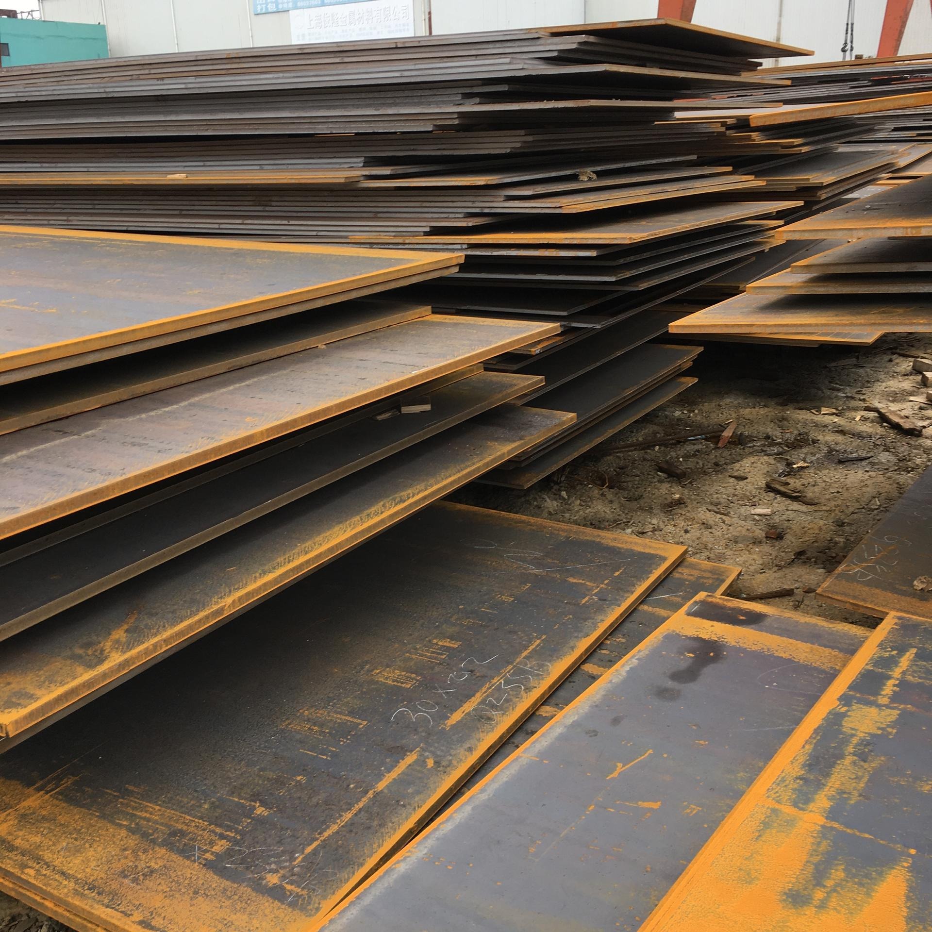 Q235B普中板碳钢板铺路版四切边保性能中厚板图片