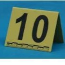 华兴瑞安 物证牌厂家 黄色塑料物证牌  号码1-30 直比例尺  塑料证物牌
