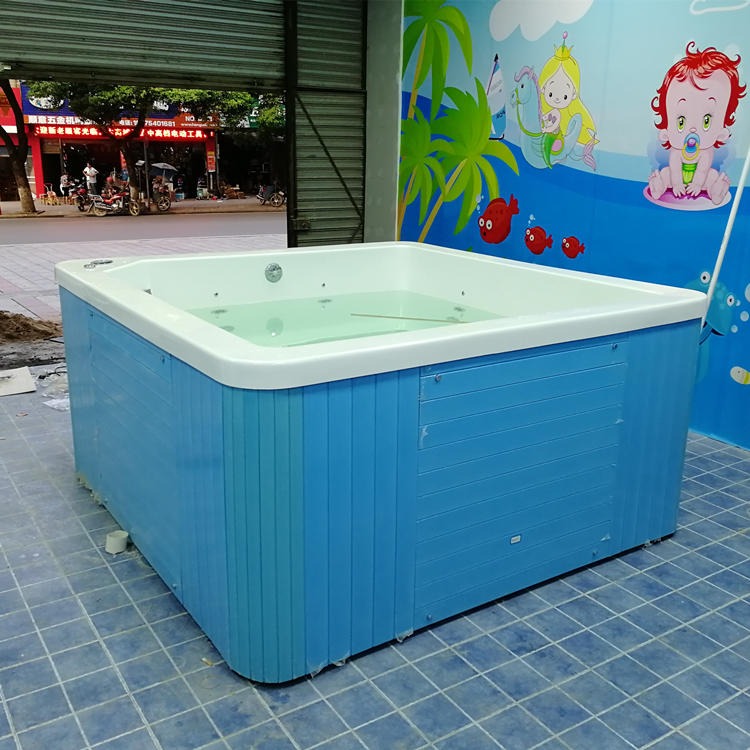 婴幼儿游泳馆加盟设备 婴儿气泡冲浪按摩游泳池 母婴店配套一体浴缸