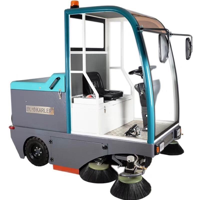 嘉兴驾驶式扫地机凯叻KL2100 清扫车户外大型扫地机器人工厂园区水泥地面吸尘洒水清扫车