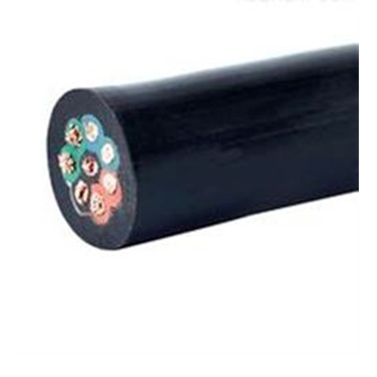 橡套电缆 重型钢丝加强型橡套耐磨损抗油污户外耐候软电缆 YCW-J 11x6 450/750v 可定制全国包邮