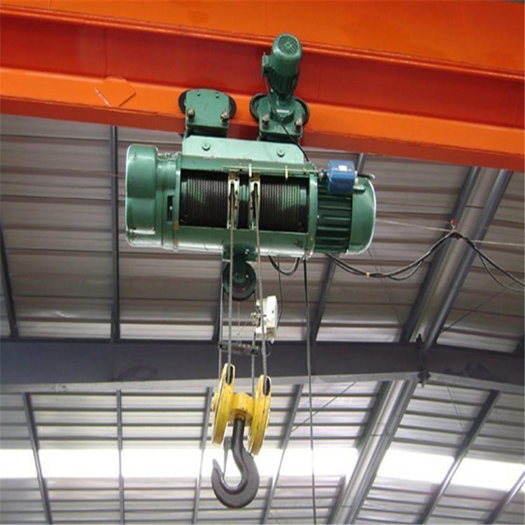 九天悬挂式钢丝绳电动葫芦 小型起重设备悬挂式电葫芦图片