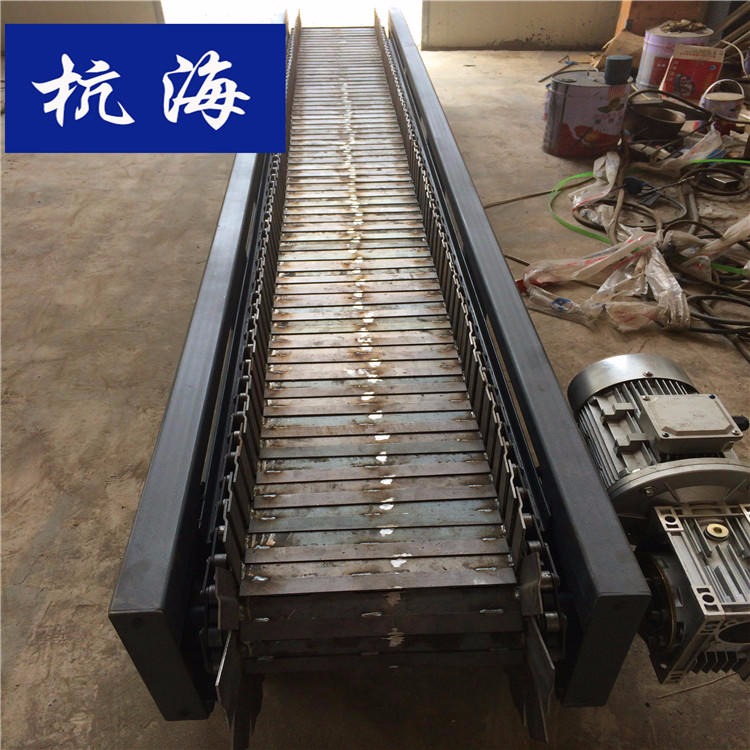山东加宽链板输送机 杭海机械 链板输送机生产厂家 可定制