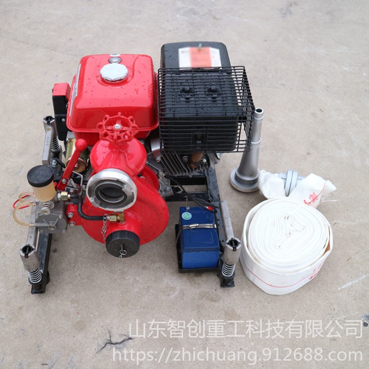 智创ZC-1 1  直销手抬式机动泵 多功能消防器材泵组 柴油机动泵消防工程机械