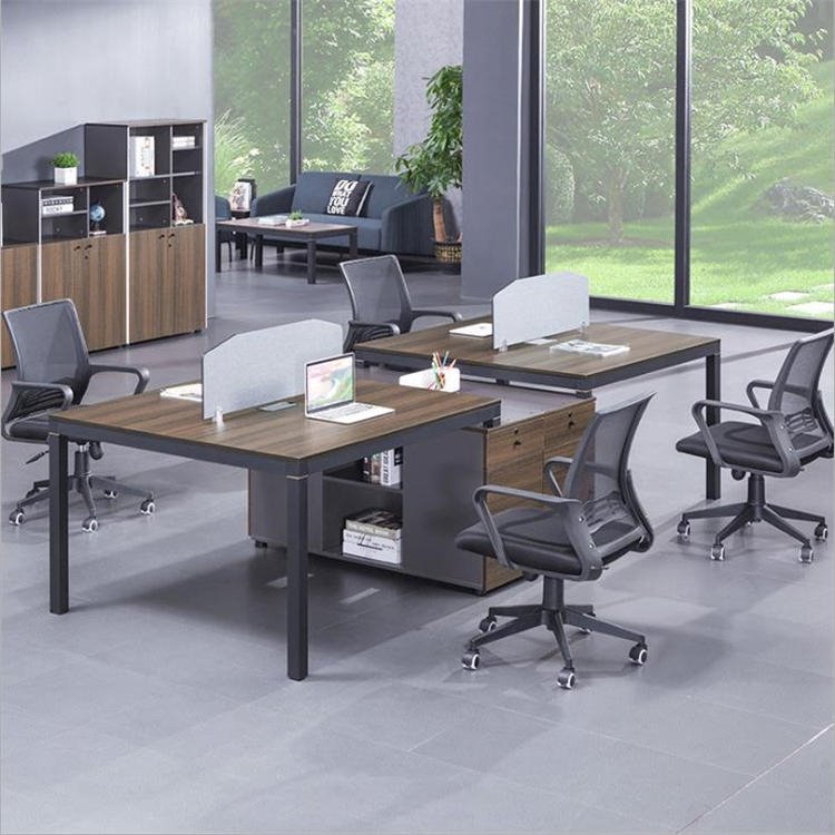 巨豪简约办公家具、时尚板式职员钢架办公桌子 会议室座椅