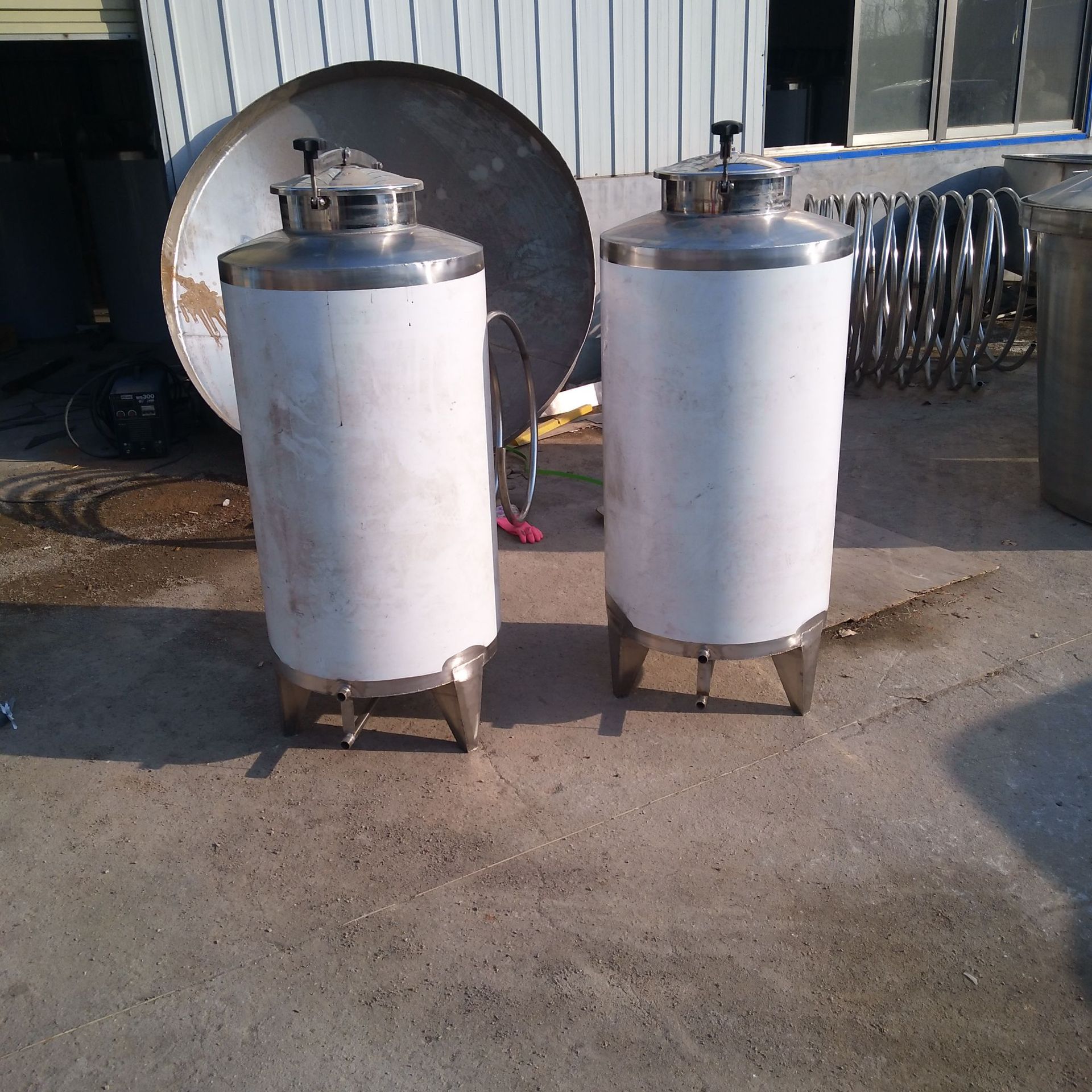 不锈钢304加厚密封酒桶 50升100升 200升定做加工储存酒水食用油示例图3
