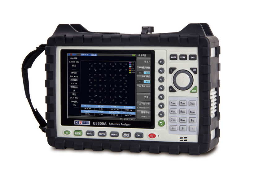 德力E8000A手持频谱分析仪3G基站干扰分析E8600A便携4.4G/6GHZ