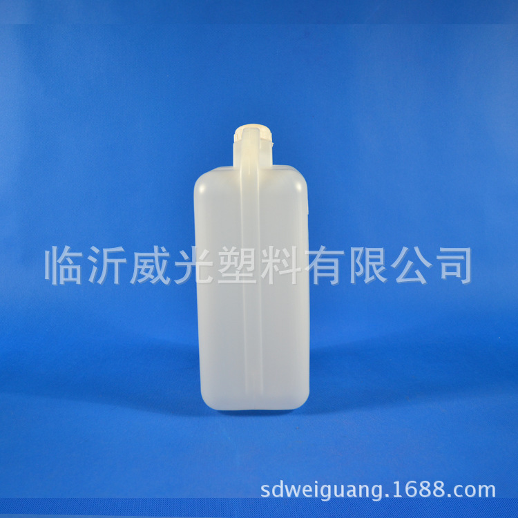 白色5L方形塑料方桶|手提5公斤塑料酒桶油桶水桶|食品级5升塑料桶示例图4