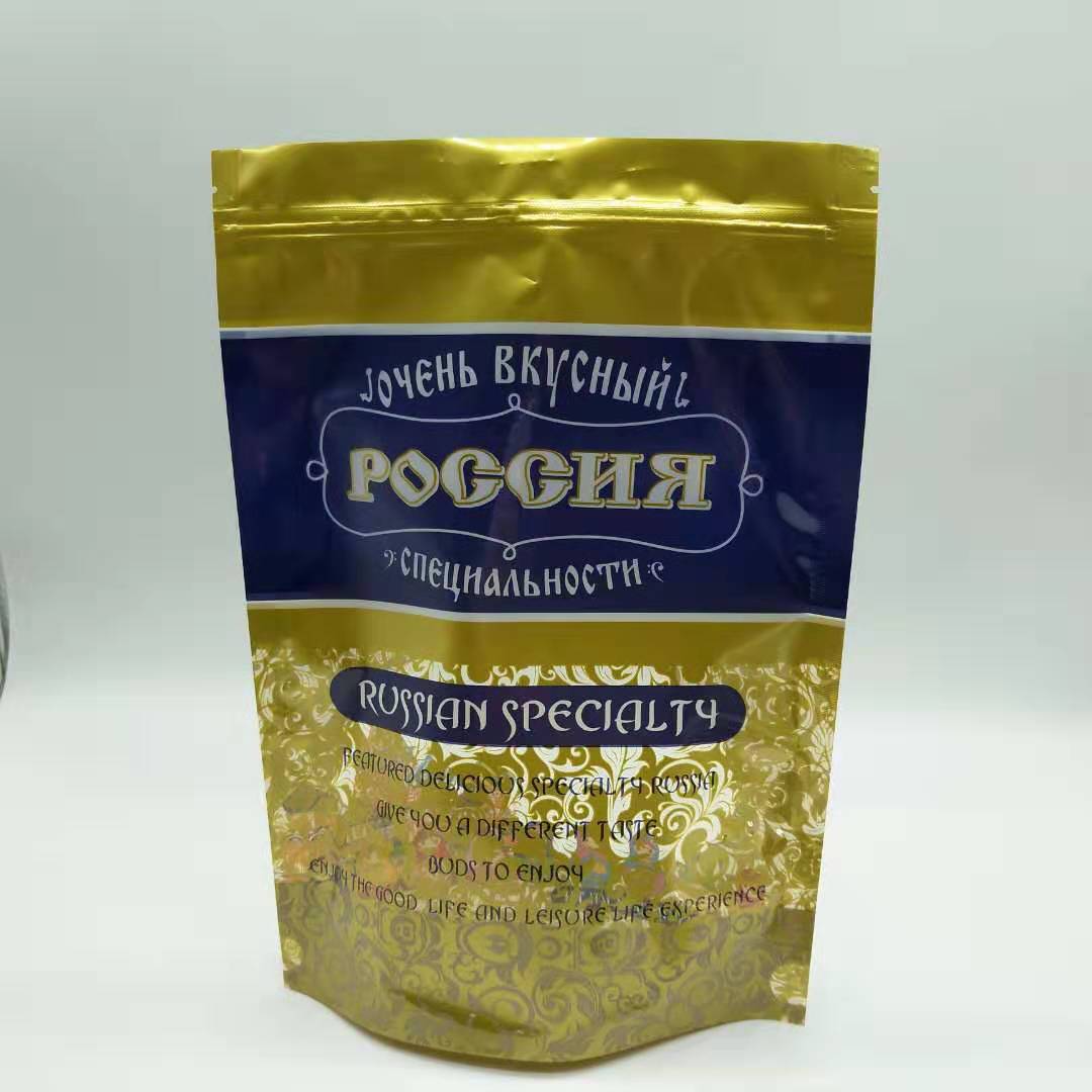 俄罗斯糖果 塑料包装袋 奶片奶酪糖果等通用包装袋500克示例图9