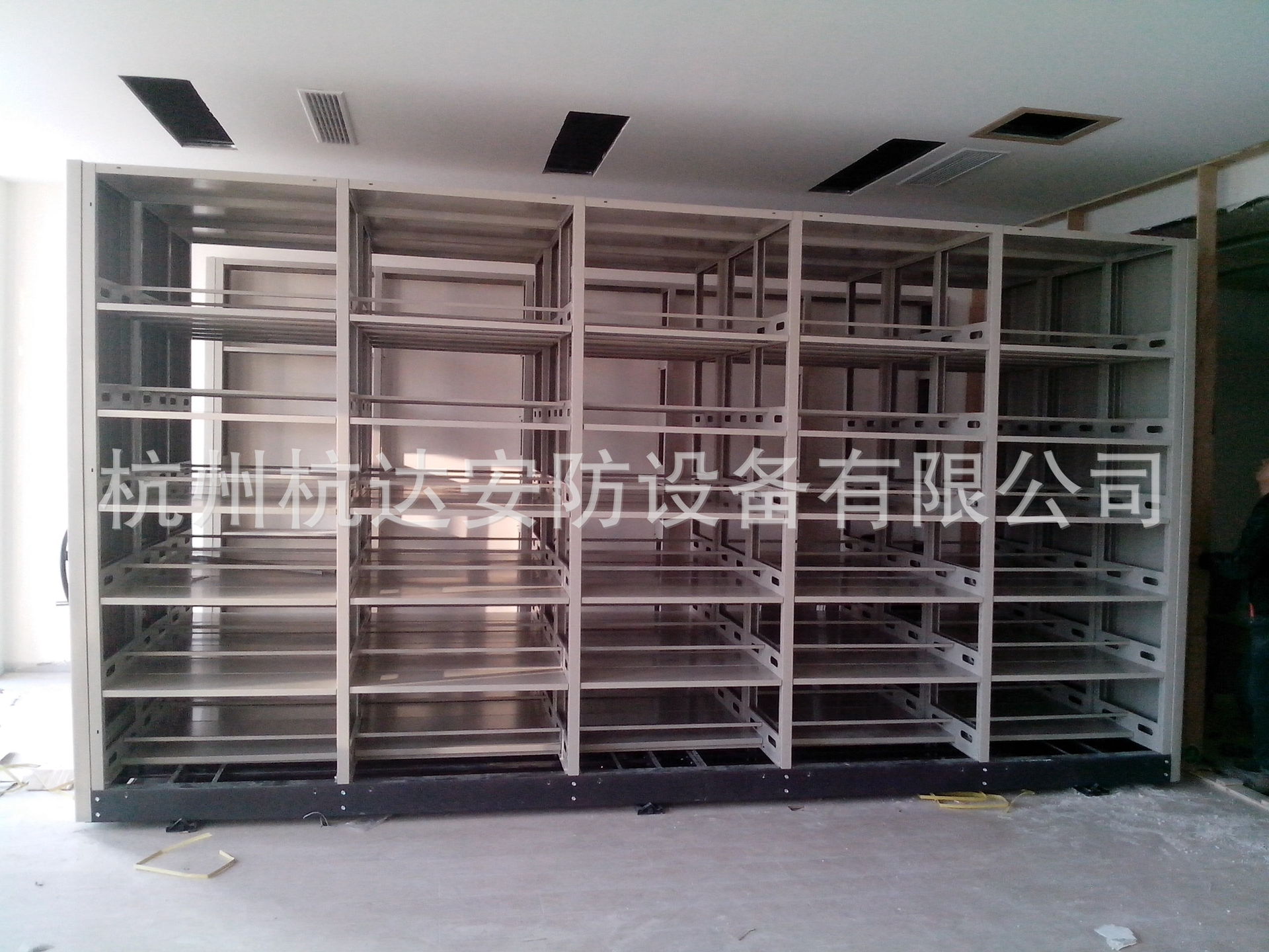 手动移动密集架钢制文件柜钢质办公家具杭州密集柜厂家
