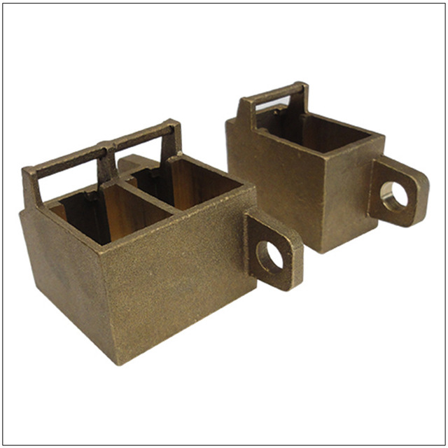 厂家供应 高身直流铜刷架 碳刷刷盒 碳刷支架 双单孔刷架