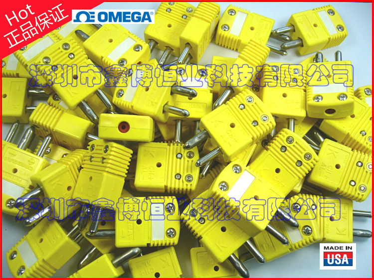 OSTW-K-MF 美国omega热电偶插头插座 黄色大号连接器 公母插头示例图3