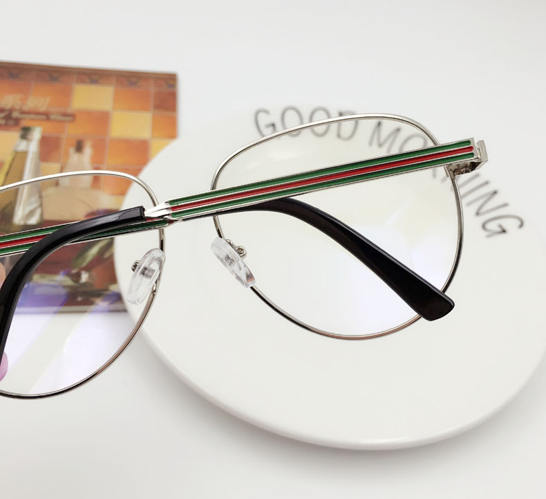 2016新款女眼镜框明星同款飞行员式蛤蟆镜光学眼镜架防辐射平光镜示例图20