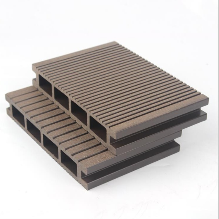 塑木实心板 14030栗色塑木实心地板 专业供应商图片